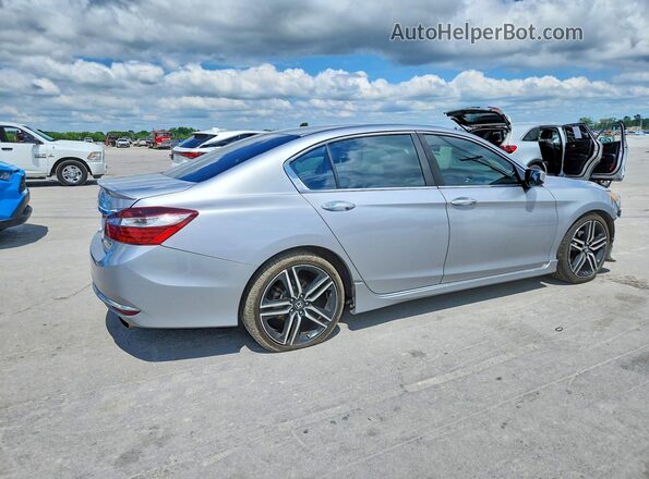 1HGCR2F53GA185068 2016 HONDA ACCORD Серебряный Задняя правая четверть