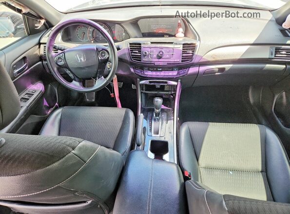 1HGCR2F53GA185068 2016 HONDA ACCORD Серебряный Вид панели приборов
