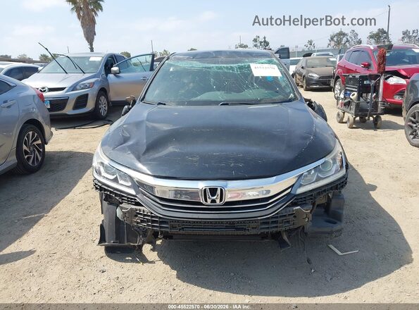 1HGCR2F53GA186947 2016 HONDA ACCORD Черный Вид задней части салона