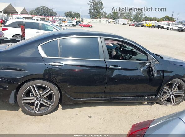 1HGCR2F53GA186947 2016 HONDA ACCORD Черный Панорамный вид салона 360°