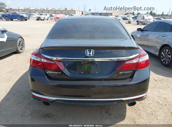 1HGCR2F53GA186947 2016 HONDA ACCORD Черный 