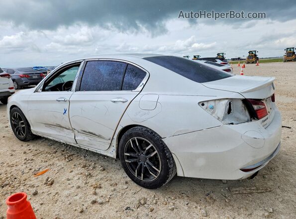 1HGCR2F53GA239761 2016 HONDA ACCORD White Rear left