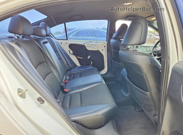 1HGCR2F53GA239761 2016 HONDA ACCORD White Rear seats view