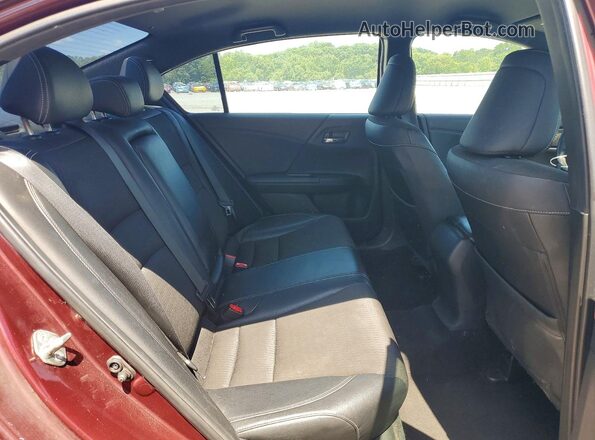 1HGCR2F53HA081732 2017 HONDA ACCORD Бордовый Вид задних сидений