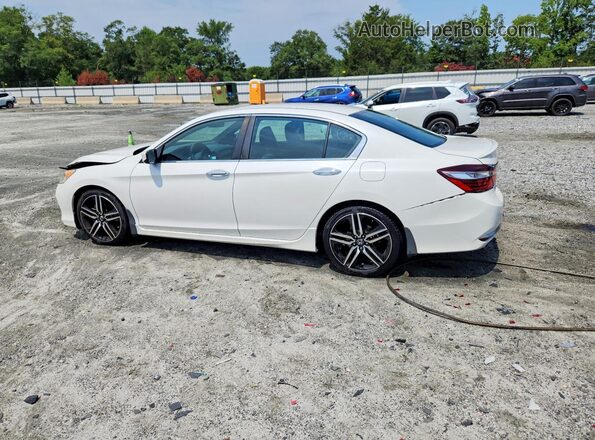 1HGCR2F53HA194256 2017 HONDA ACCORD White Задня ліва чверть