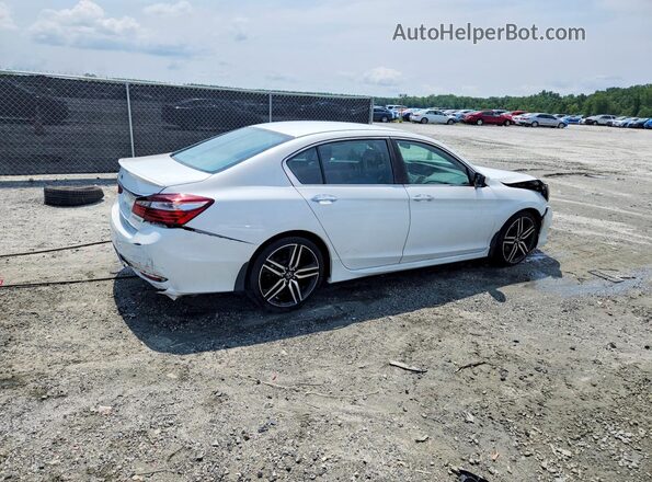 1HGCR2F53HA194256 2017 HONDA ACCORD White Задня права чверть