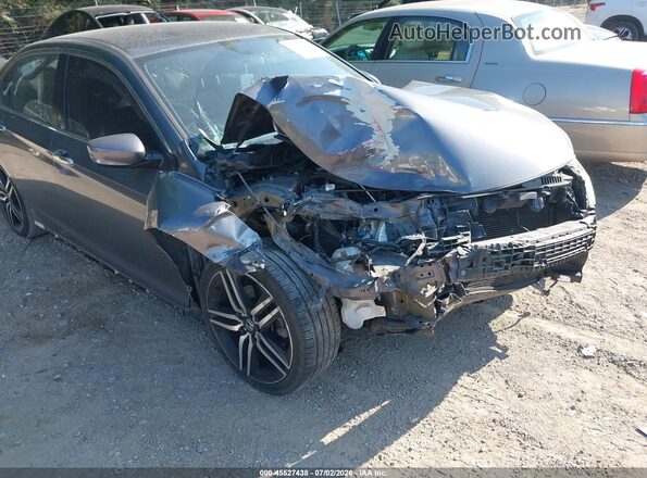 1HGCR2F53HA204896 2017 HONDA ACCORD Gray Widok z przodu