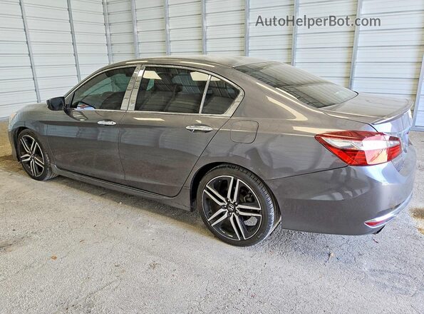 1HGCR2F53HA269666 2017 HONDA ACCORD Black Rear left