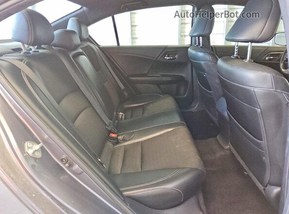 1HGCR2F53HA269666 2017 HONDA ACCORD Black Rear seats view