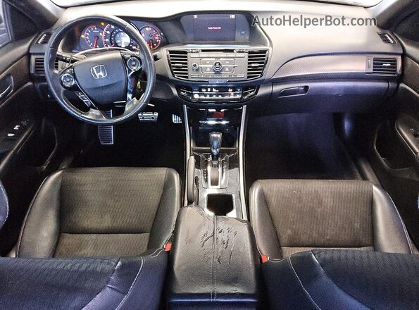 1HGCR2F53HA269666 2017 HONDA ACCORD Black Dashboard view
