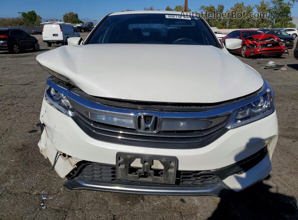 1HGCR2F54GA019657 2016 HONDA ACCORD Белый Вид спереди