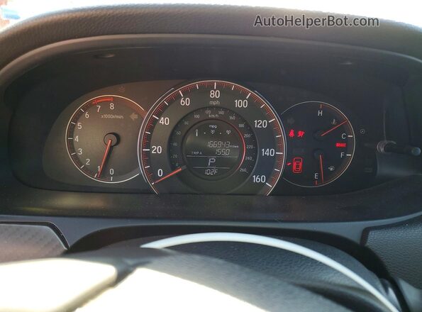 1HGCR2F54GA019657 2016 HONDA ACCORD Белый Вид щитка приборов