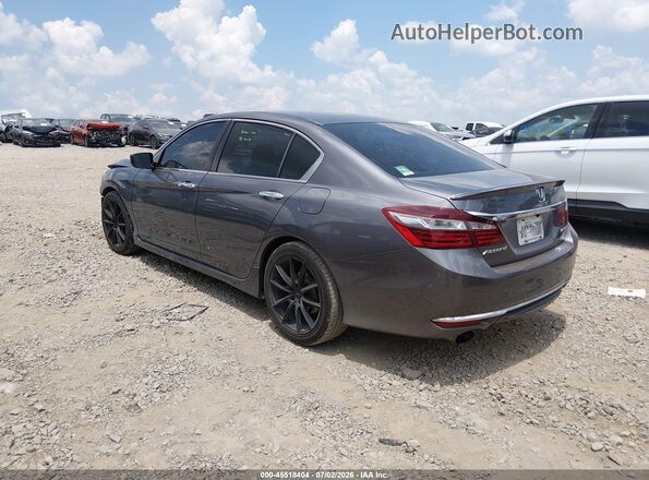1HGCR2F54GA076716 2016 HONDA ACCORD Gray Tył lewy