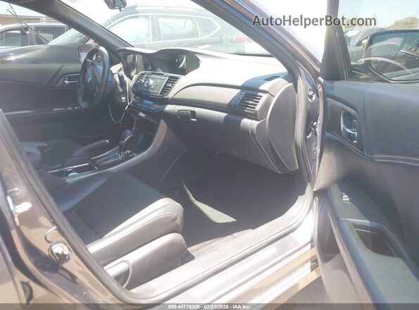 1HGCR2F54GA095332 2016 HONDA ACCORD Gray Widok wnętrza z przodu