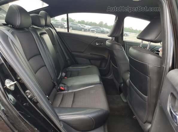 1HGCR2F54HA005646 2017 HONDA ACCORD Black Вид задніх сидінь
