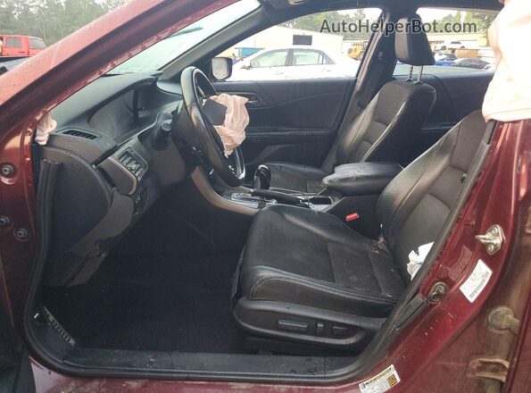 1HGCR2F54HA030904 2017 HONDA ACCORD Purple წინა სალონის ხედი