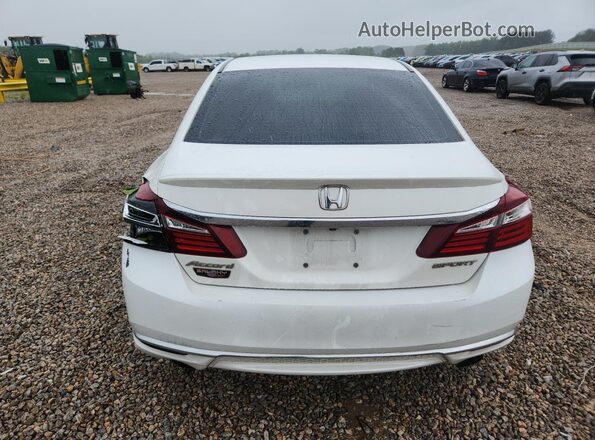 1HGCR2F54HA077625 2017 HONDA ACCORD White Vista trasera