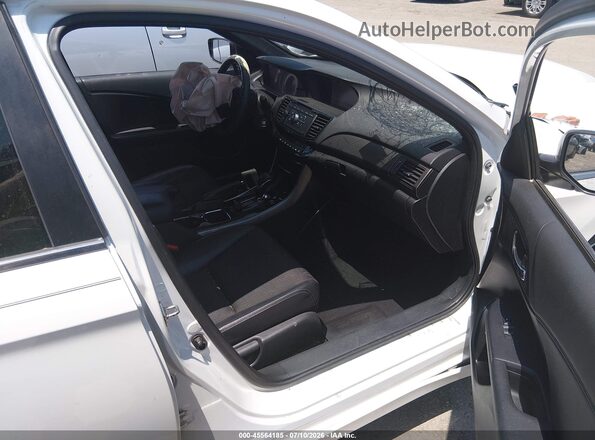 1HGCR2F54HA187266 2017 HONDA ACCORD Белый Вид салона спереди
