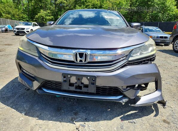 1HGCR2F55GA058502 2016 HONDA ACCORD Gray Widok z przodu