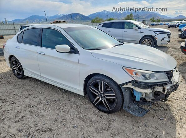 1HGCR2F55GA072108 2016 HONDA ACCORD White Delantero derecho