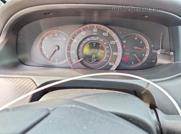 1HGCR2F55GA072108 2016 HONDA ACCORD White Vista del cuadro de instrumentos