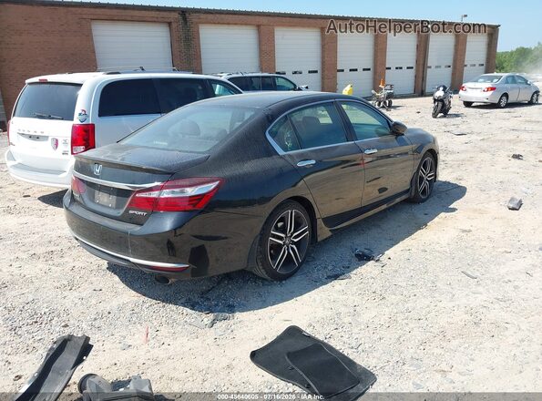 1HGCR2F55HA128193 2017 HONDA ACCORD Black Հետևի աջ