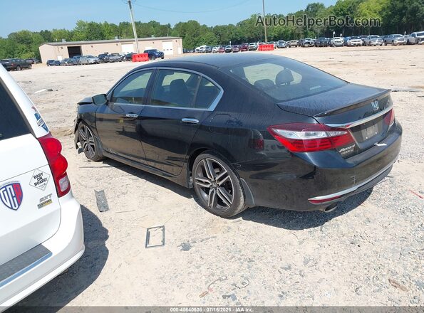 1HGCR2F55HA128193 2017 HONDA ACCORD Black Հետևի ձախ