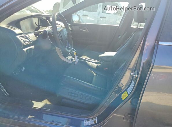 1HGCR2F55HA139663 2017 HONDA ACCORD Gray წინა სალონის ხედი