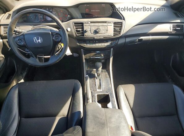 1HGCR2F55HA139663 2017 HONDA ACCORD Gray წინა პანელის ხედი
