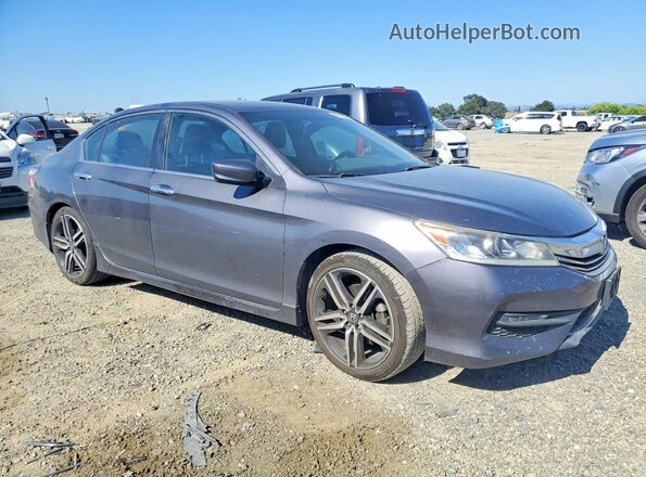 1HGCR2F55HA139663 2017 HONDA ACCORD Gray წინა მარჯვენა