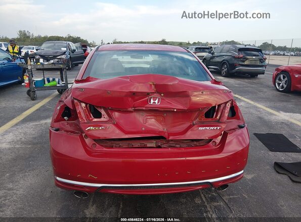 1HGCR2F55HA231923 2017 HONDA ACCORD Красный 