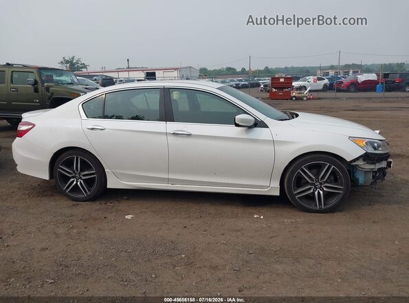 1HGCR2F55HA304921 2017 HONDA ACCORD Белый Панорамный вид салона 360°