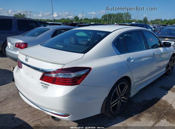1HGCR2F56GA072215 2016 HONDA ACCORD White Tył prawy