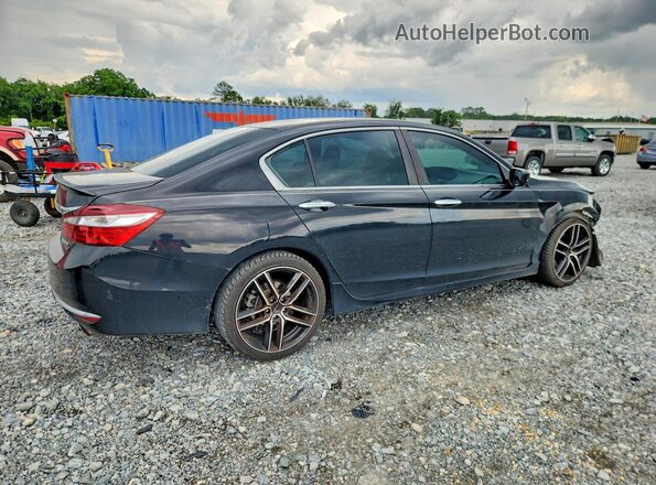 1HGCR2F56GA098085 2016 HONDA ACCORD Black Задня права чверть