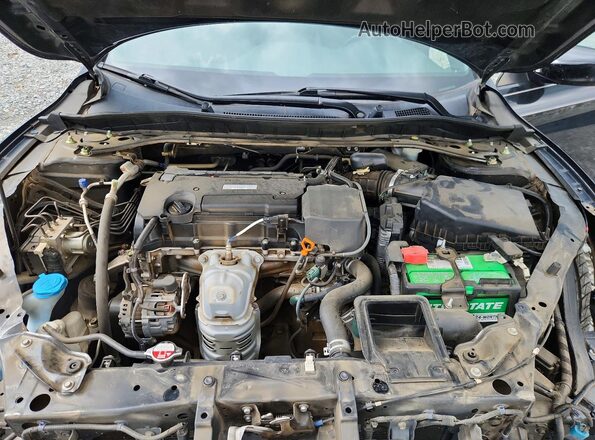 1HGCR2F56GA098085 2016 HONDA ACCORD Black Вид задньої частини салону