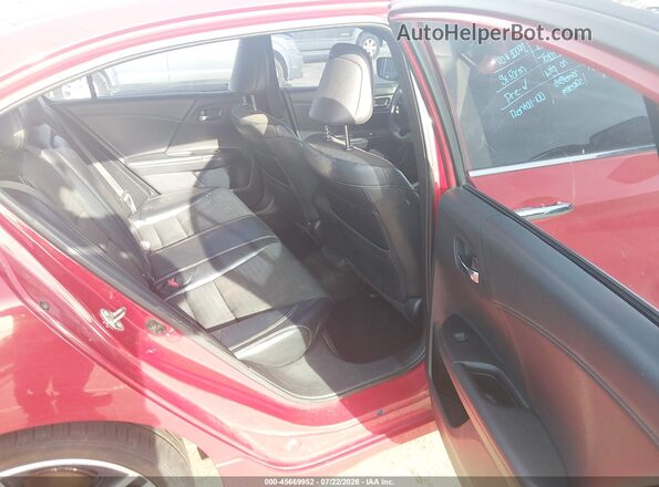 1HGCR2F56GA102832 2016 HONDA ACCORD Красный Вид наклейки с VIN-кодом