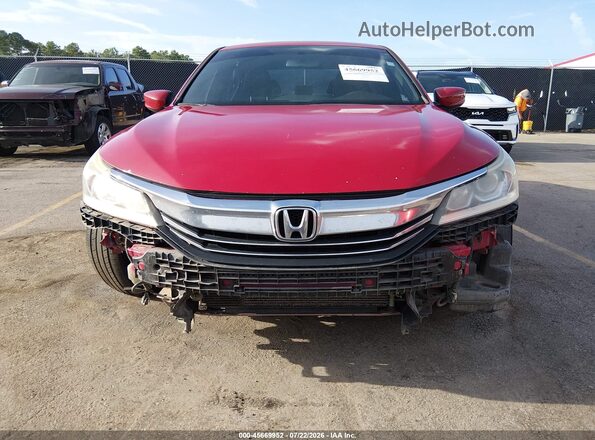 1HGCR2F56GA102832 2016 HONDA ACCORD Красный Вид спереди