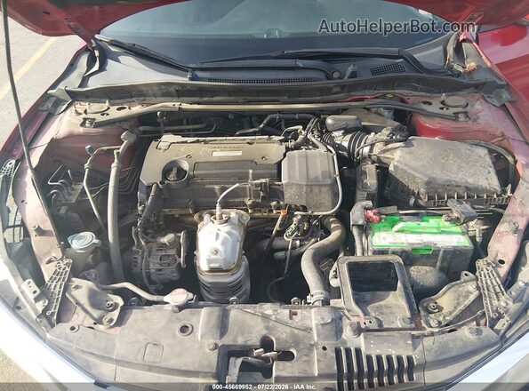 1HGCR2F56GA102832 2016 HONDA ACCORD Красный Вид сзади