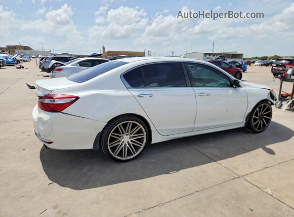 1HGCR2F56GA113877 2016 HONDA ACCORD White Rear right