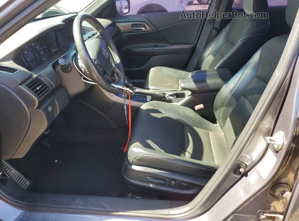 1HGCR2F56GA177997 2016 HONDA ACCORD Gray Սալոնի դիմացի տեսք
