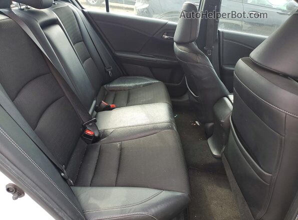 1HGCR2F56GA185467 2016 HONDA ACCORD White Widok tylnych siedzeń