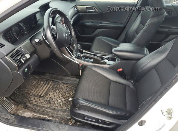 1HGCR2F56GA185467 2016 HONDA ACCORD White Widok wnętrza z przodu