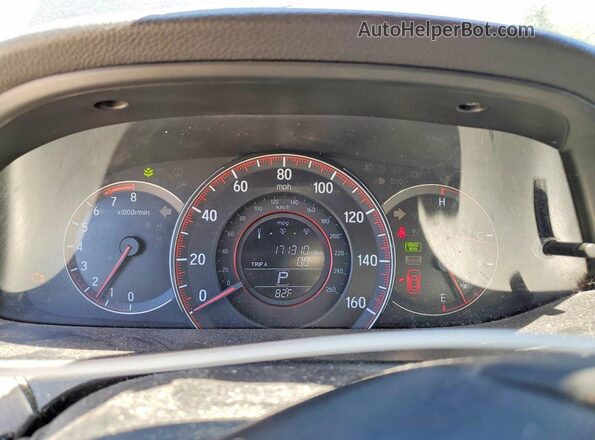 1HGCR2F56HA007348 2017 HONDA ACCORD Черный Вид щитка приборов