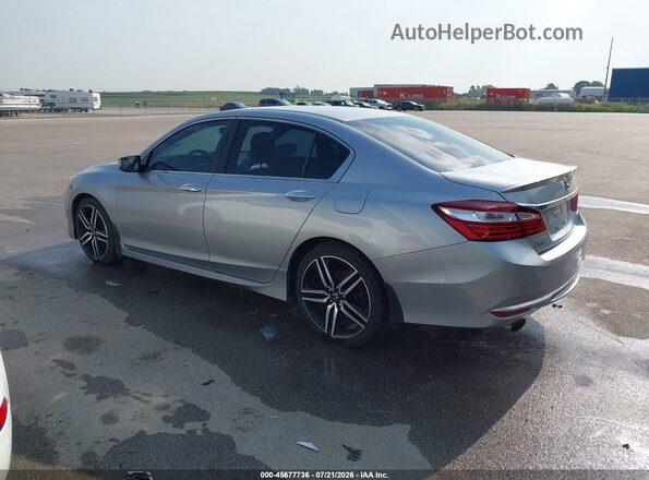 1HGCR2F56HA114092 2017 HONDA ACCORD Silver Tył lewy
