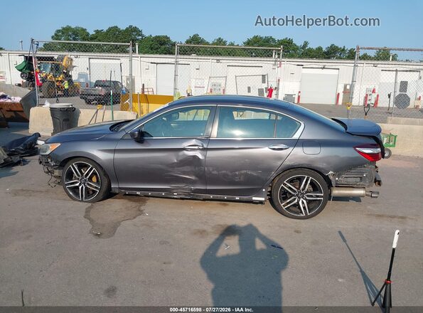 1HGCR2F56HA163633 2017 HONDA ACCORD Серый 