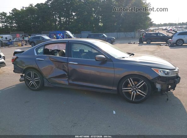 1HGCR2F56HA163633 2017 HONDA ACCORD Серый Панорамный вид салона 360°