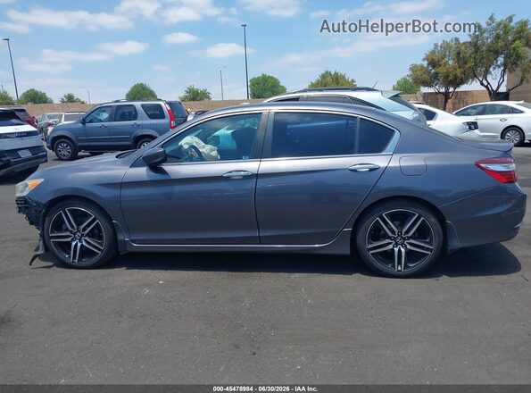 1HGCR2F56HA176950 2017 HONDA ACCORD Gray 