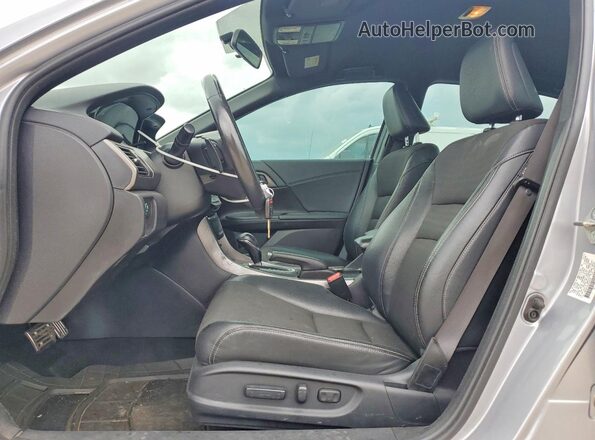 1HGCR2F56HA265868 2017 HONDA ACCORD Silver Front interior view