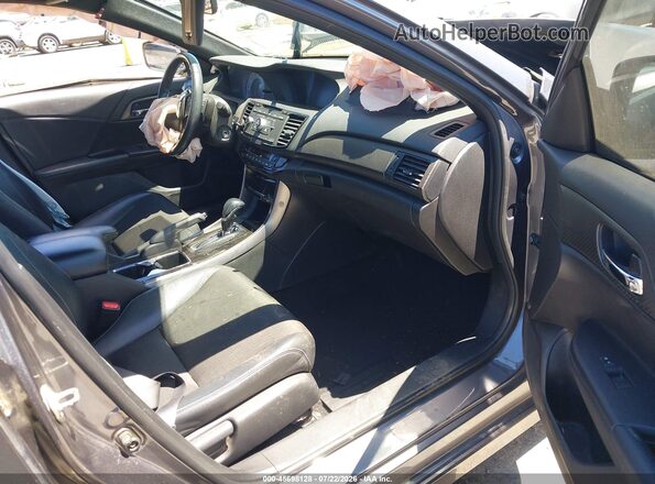 1HGCR2F56HA274909 2017 HONDA ACCORD Gray წინა სალონის ხედი