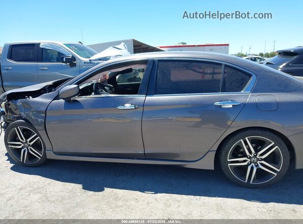 1HGCR2F56HA274909 2017 HONDA ACCORD Gray 